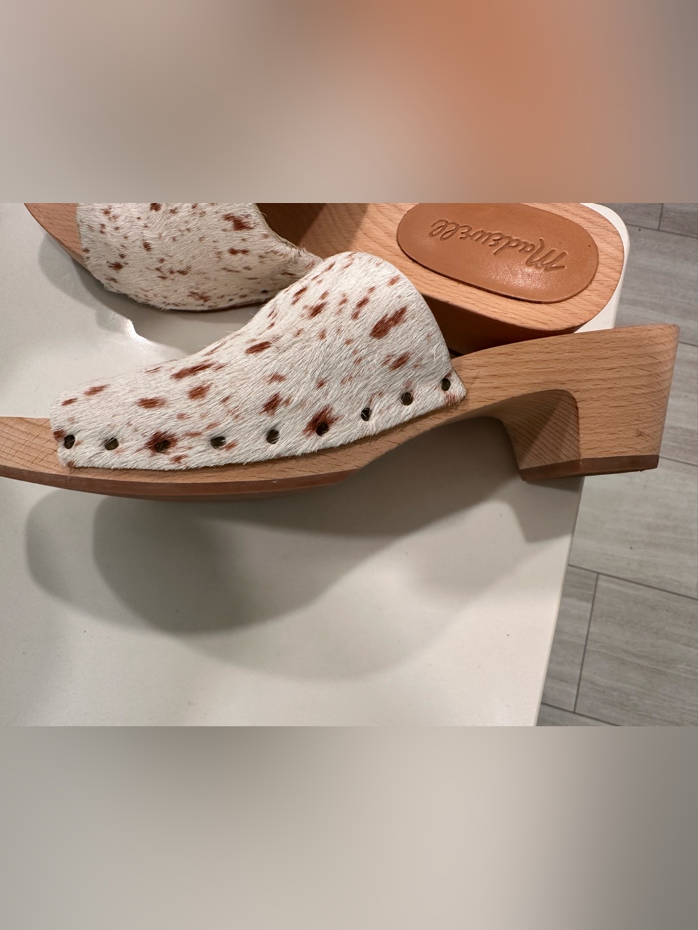 Madewell Cowhide Sandals